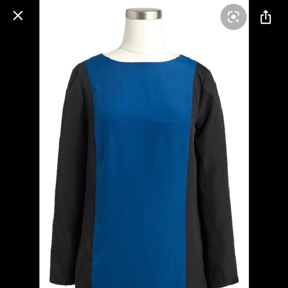 Jcrew colorblock shift dress
